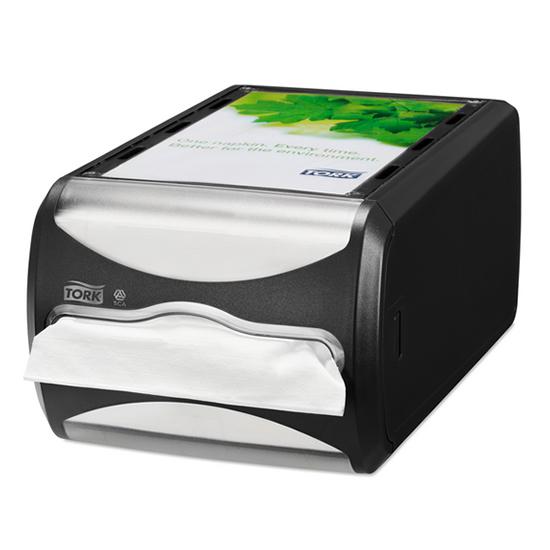 Tork Xpressnap® pultra tehető szalvétaadagoló, fekete Tork Xpressnap® pultra tehető szalvétaadagoló, fekete