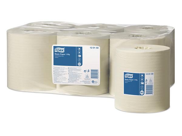Tork Basic 1 rtg, sárga, tekercses papírtörlő, 6tek/# (M2) Tork Basic 1 rtg, sárga, tekercses papírtörlő, 6tek/# (M2)