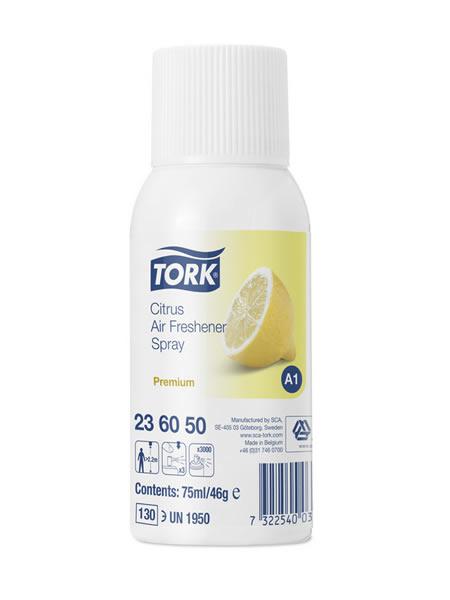 Tork Premium aerosol utántöltő, citrus 75 ml, 12db/# (A1) Tork Premium aerosol utántöltő, citrus 75 ml, 12db/# (A1)