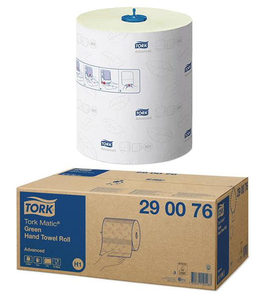 Tork tekercses, zöld kéztörlő, 2 rtg., 150 m/tek., 6 tek./# (120076) (H1) Tork tekercses, zöld kéztörlő, 2 rtg., 150 m/tek., 6 tek./# (120076) (H1)