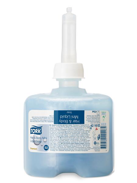 Tork Premium mini pipere foly.szappan, kék, 475ml, 8db/# (420602) (S2) Tork Premium mini pipere foly.szappan, kék, 475ml, 8db/# (420602) (S2)