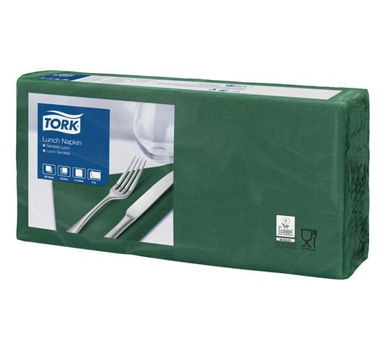 Tork szalvéta 33x33 cm, 2 rtg, zöld, 200 lap/cs., 10 cs./# Tork szalvéta 33x33 cm, 2 rtg, zöld, 200 lap/cs., 10 cs./#