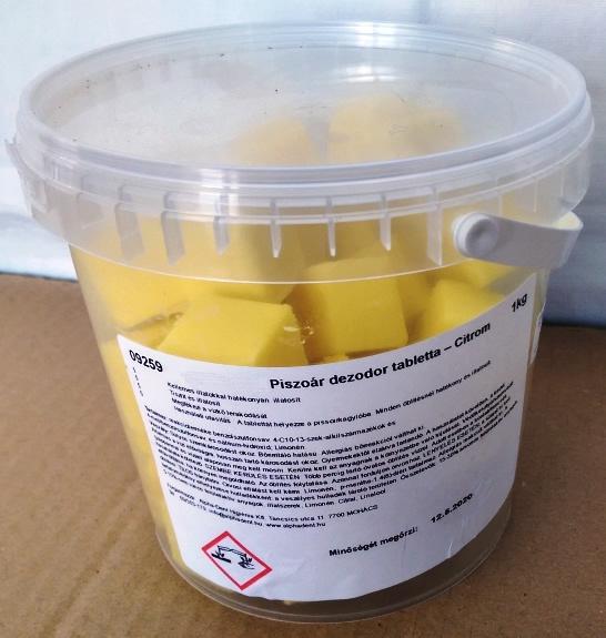 Pissoir kő 1kg citrom Pissoir kő 1kg citrom