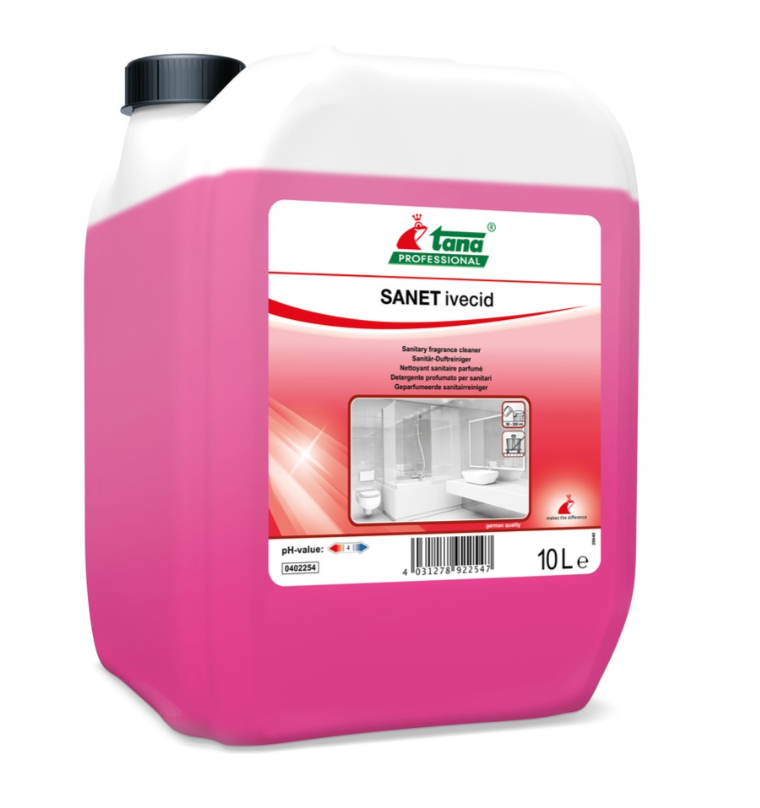 Sanet Ivecid 10 literes parfümizált szanitertisztító TANA (csak rendelésre) Sanet Ivecid 10 literes parfümizált szanitertisztító TANA (csak rendelésre)