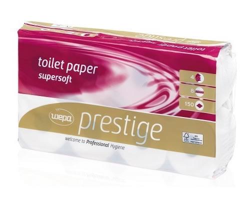 Toalettpapír Wepa kistekercses, 4rtg., fehér, 20m, 8tek./cs., (8cs./#) (43950) Toalettpapír Wepa kistekercses, 4rtg., fehér, 20m, 8tek./cs., (8cs./#) (43950)