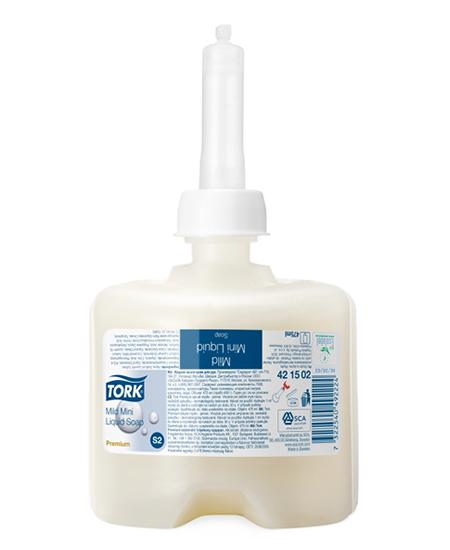 Tork Premium mini kézkímélő foly.szappan, 475ml, 8db/# (420502) (S2) Tork Premium mini kézkímélő foly.szappan, 475ml, 8db/# (420502) (S2)