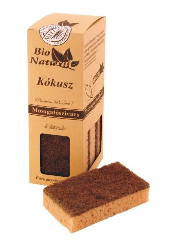 Mosogatószivacs kókusz 6 db/cs (20cs/#) Mosogatószivacs kókusz 6 db/cs (20cs/#)
