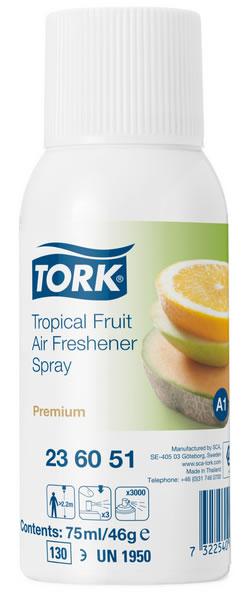 Tork Premium aerosol utántöltő, gyümölcs 75 ml, 12db/# (A1) Tork Premium aerosol utántöltő, gyümölcs 75 ml, 12db/# (A1)