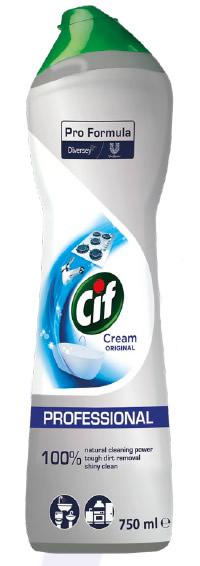 Cif 0,75 literes folyékony súrolószer prof., fehér (8db/#) Cif 0,75 literes folyékony súrolószer prof., fehér (8db/#)