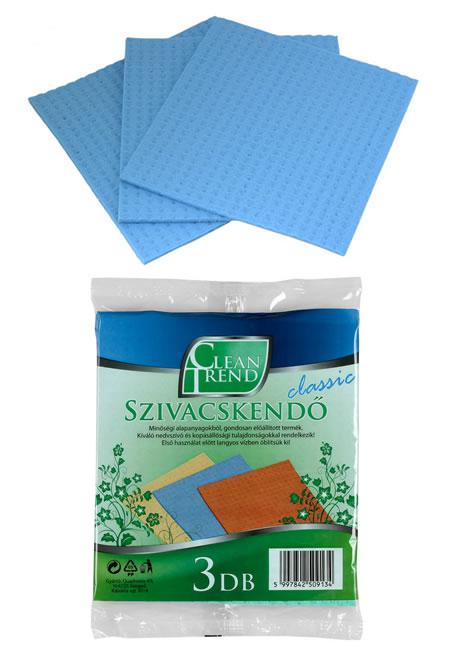 Szivacskendő Clean Trend 3db-os Szivacskendő Clean Trend 3db-os