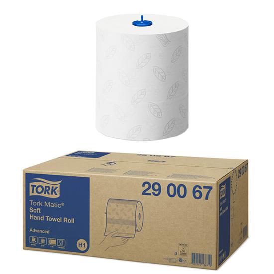 Tork Advanced tekercses kéztörlő, fehér, 2rtg., 150 m/tek., 6 tek./# (H1) Tork Advanced tekercses kéztörlő, fehér, 2rtg., 150 m/tek., 6 tek./# (H1)