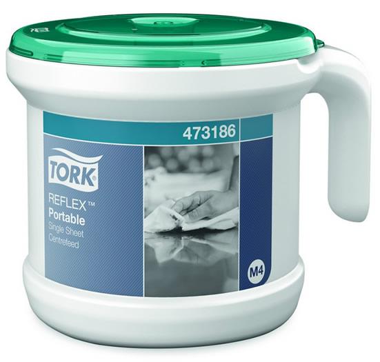Tork Reflex hordozható laponkénti adagoló belsőmag adagolású törlőkhöz Tork Reflex hordozható laponkénti adagoló belsőmag adagolású törlőkhöz