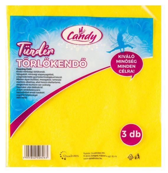 Törlőkendő TÜNDÉR 3 db-os sárga, 3db/cs (25cs/#) Törlőkendő TÜNDÉR 3 db-os sárga, 3db/cs (25cs/#)