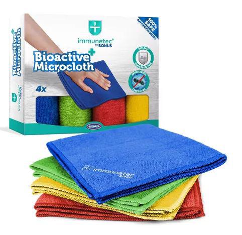 Bonus Immunetec BioActive mikroszálas törlőkendő 32x32cm 4 db-os Bonus Immunetec BioActive mikroszálas törlőkendő 32x32cm 4 db-os