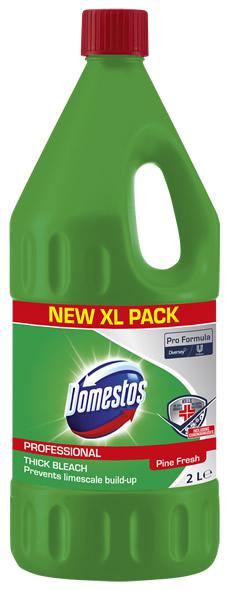 Domestos 2 literes prof. fertőtlenítőszer, zöld (6db/#) Domestos 2 literes prof. fertőtlenítőszer, zöld (6db/#)