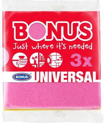 Törlőkendő BONUS 3 db-os, 3 szín 3db/cs (20cs/#) Törlőkendő BONUS 3 db-os, 3 szín 3db/cs (20cs/#)