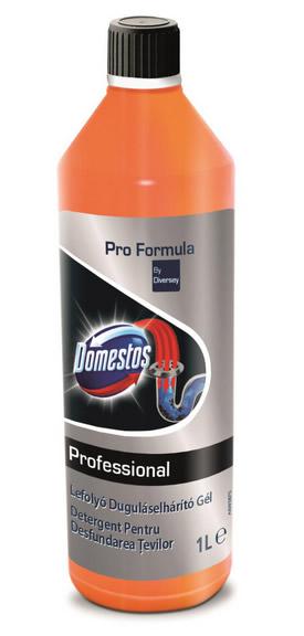 Domestos 1 liter Prof. Drain Unblocker Gel duguláselhárító gél Domestos 1 liter Prof. Drain Unblocker Gel duguláselhárító gél