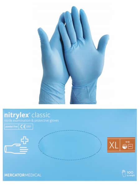 Nitrylex Classic kesztyű púdermentes Nitrylex Classic kesztyű púdermentes