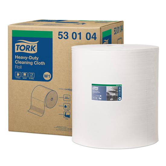 Tork textilhatású tisztítókendő fehér, 1 rtg, 710m/tek. Tork textilhatású tisztítókendő fehér, 1 rtg, 710m/tek.