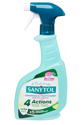 Sanytol 0,5 liter 4Actions Univerzális Spray Sanytol 0,5 liter 4Actions Univerzális Spray