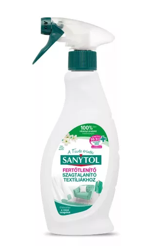 Sanytol 0,5 liter fertőtlenítő TEXTIL spray Sanytol 0,5 liter fertőtlenítő TEXTIL spray