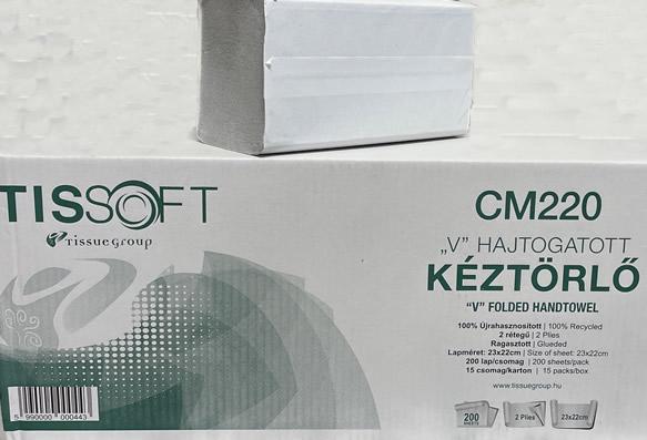 Hajtogatott kéztörlő, 80% fehér, 2 rtg.,23x20cm, 200 lap/cs., 15cs/# Hajtogatott kéztörlő, 80% fehér, 2 rtg.,23x20cm, 200 lap/cs., 15cs/#