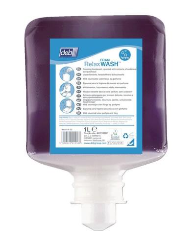 Deb-Stoko relax foam luxus wash 1 literes kézmosó hab 6db/# Deb-Stoko relax foam luxus wash 1 literes kézmosó hab 6db/#