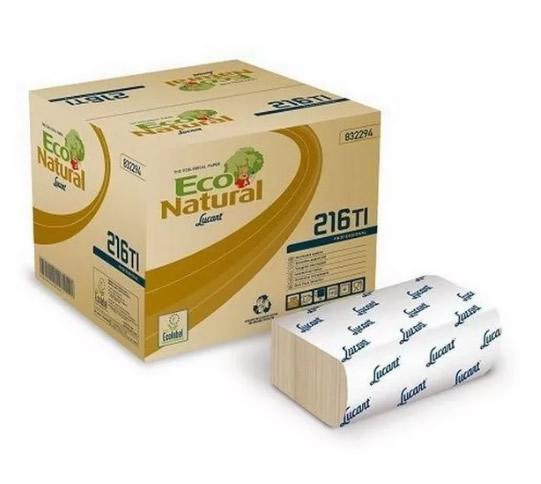 LUCART ECO Natural hajt. szalvéta, 2rtg.,16,5x24cm, 150 lap/cs., 40cs/# LUCART ECO Natural hajt. szalvéta, 2rtg.,16,5x24cm, 150 lap/cs., 40cs/#