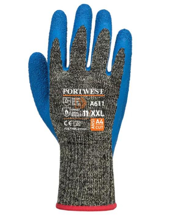 A611 Aramid HR Cut latex kesztyű A611 Aramid HR Cut latex kesztyű